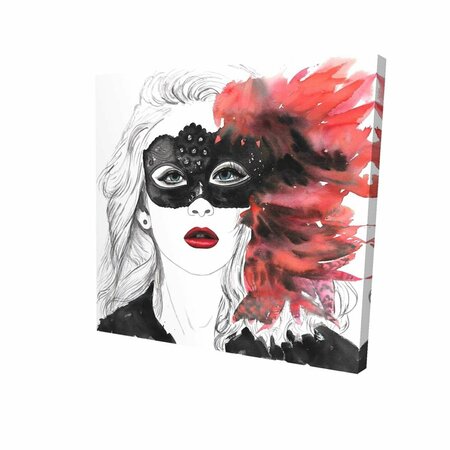 FONDO 16 x 16 in. Masked Ball-Print on Canvas FO2792276